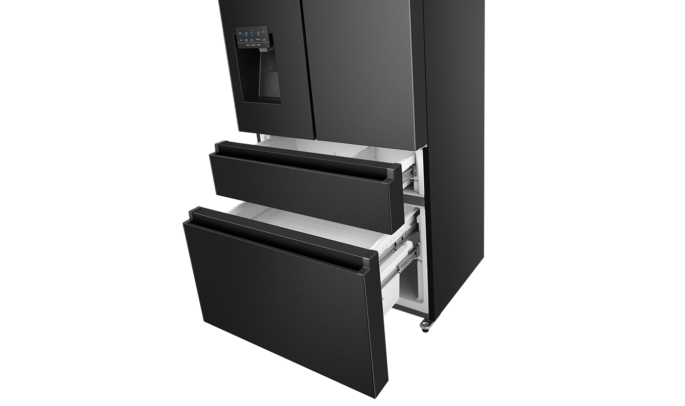 Hisense French Door PureFlat Black Steel 560L - Image 2