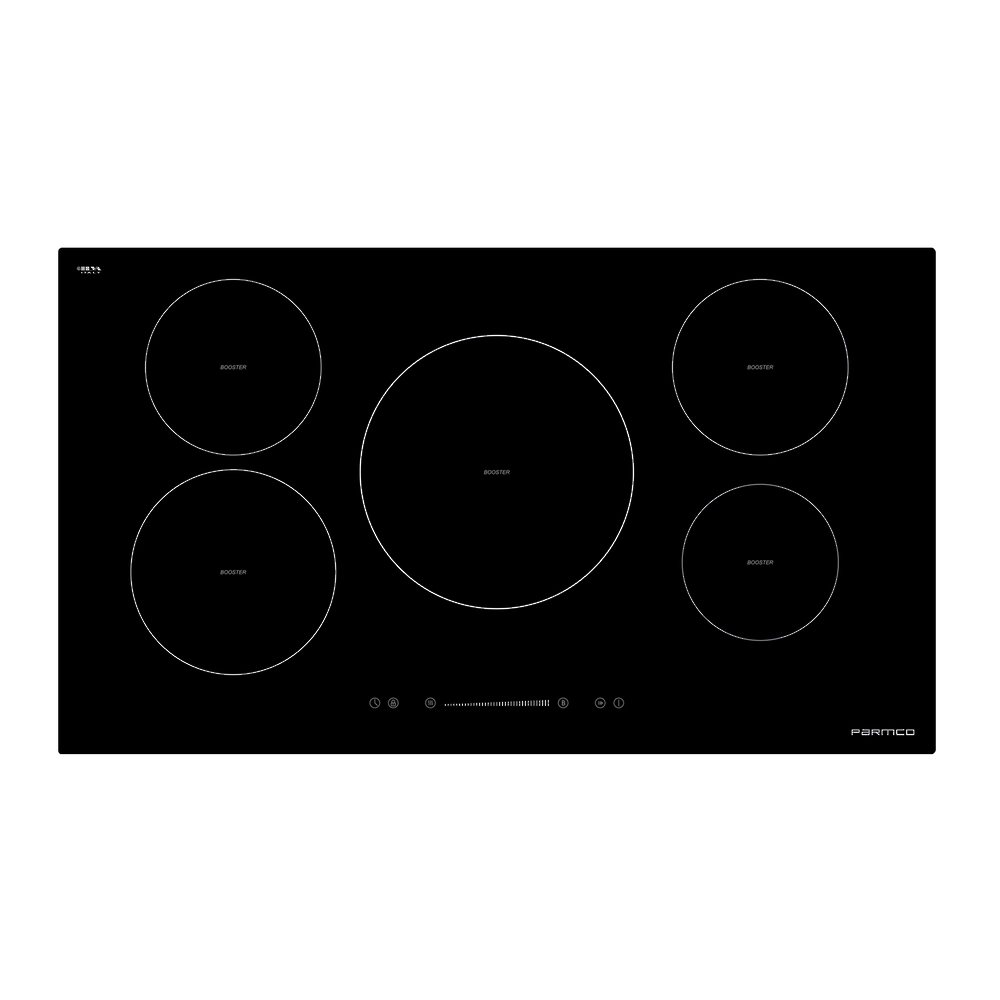Parmco Cooktop 900mm Black Induction 5 Burner I Series 6